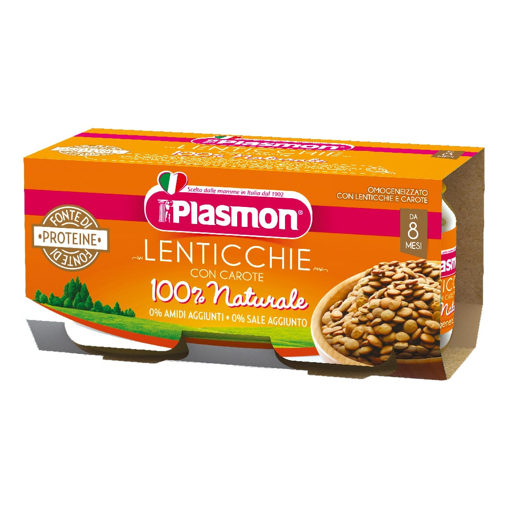 Plasmon Lenticchie con carote ,160gr