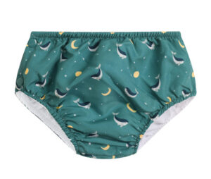 Tutete Boy Swim Boxers Whale Teal