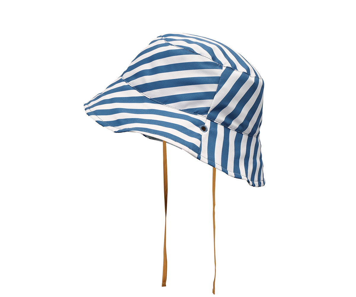 Tutete Reversible Hat Stripes Blues & Beyond