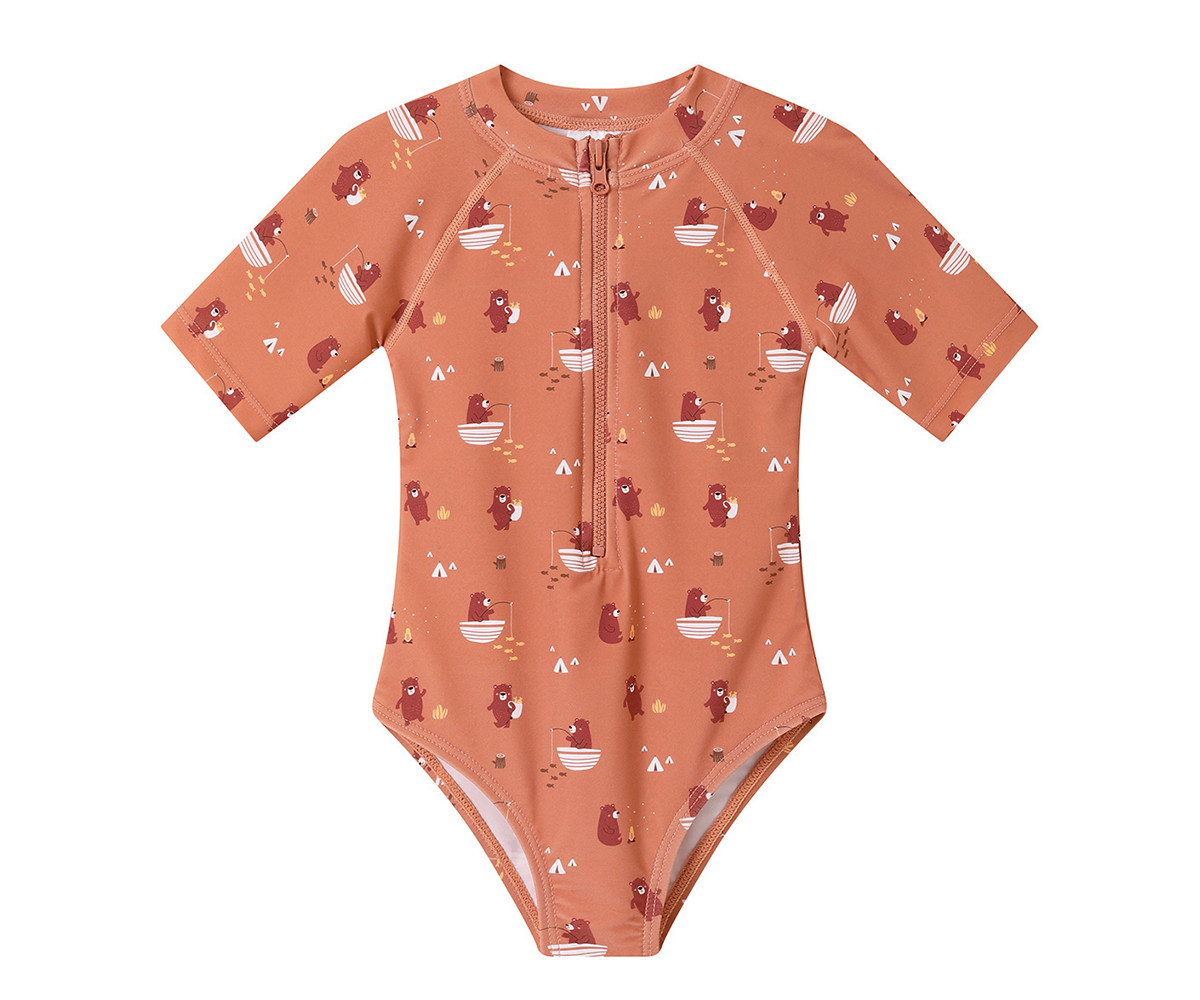 Tutete Swimsuit with Zipper Camping