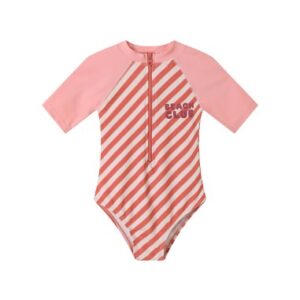 Tutete Swimsuit with Zipper Stripes Bloom&Blush