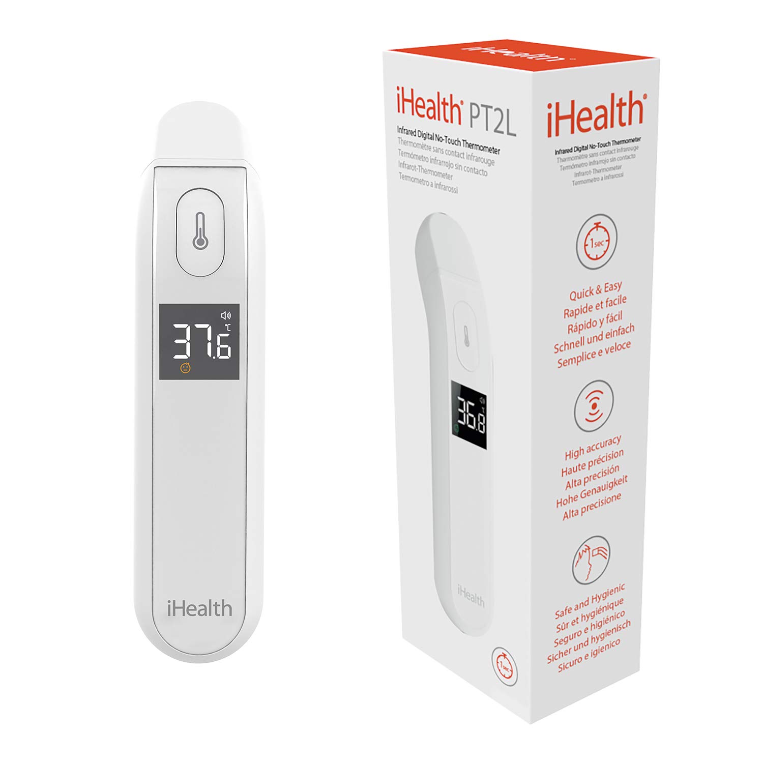Ihealth Pt2L Non Contact Thermometer – Pt2