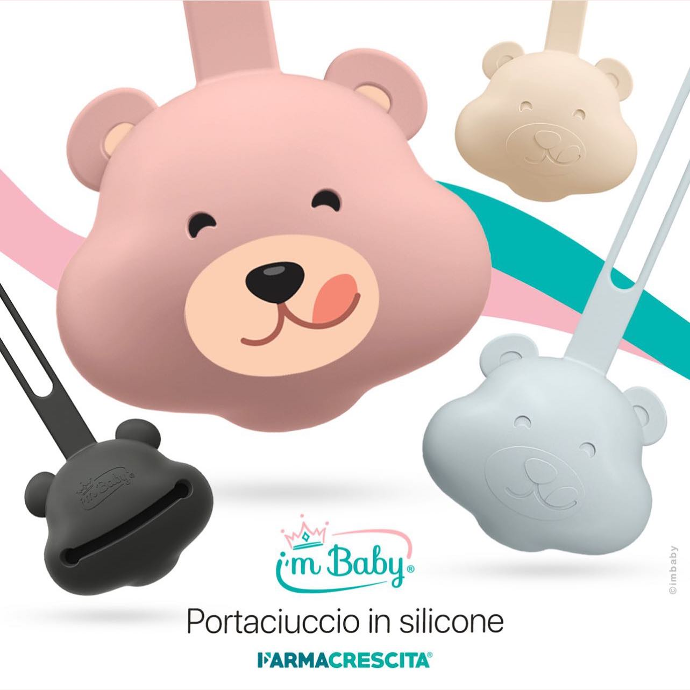 I’M Baby Portaciuccio in Silicone Orsetto