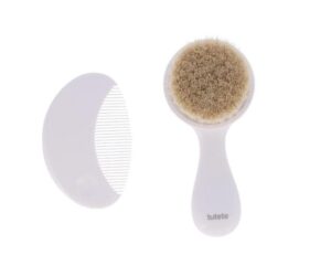 Tutete Personalised White Comb & Brush Set