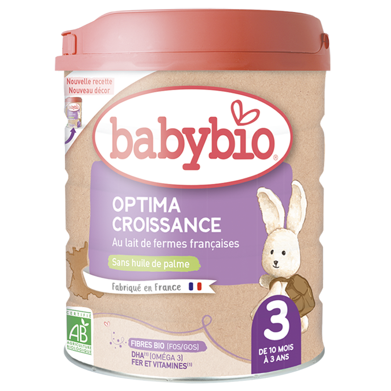 Babybio Optima 3 – Organic +10months *800gr