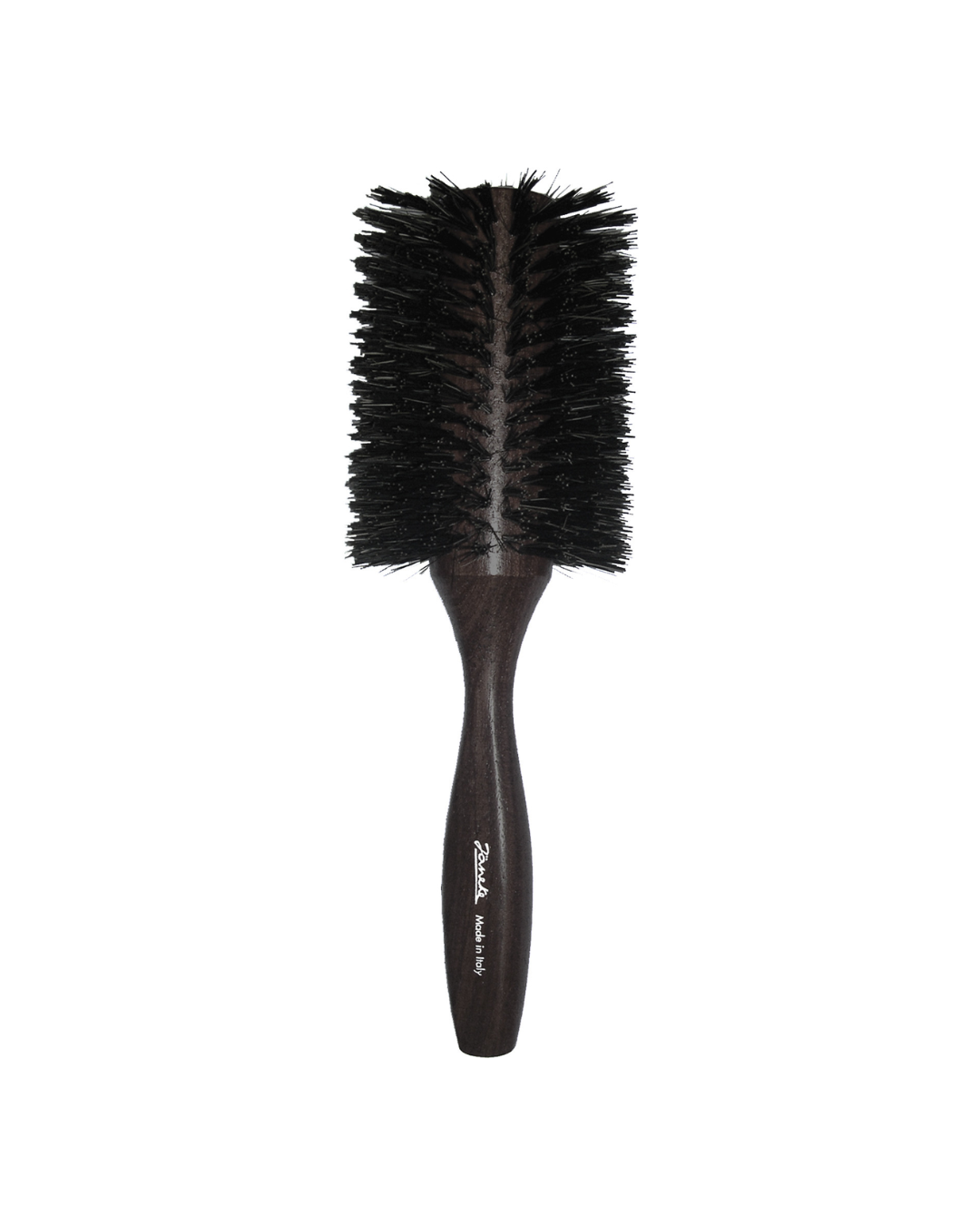 JANEKE BLACK TUMBLED WOOD HAIRBRUSH