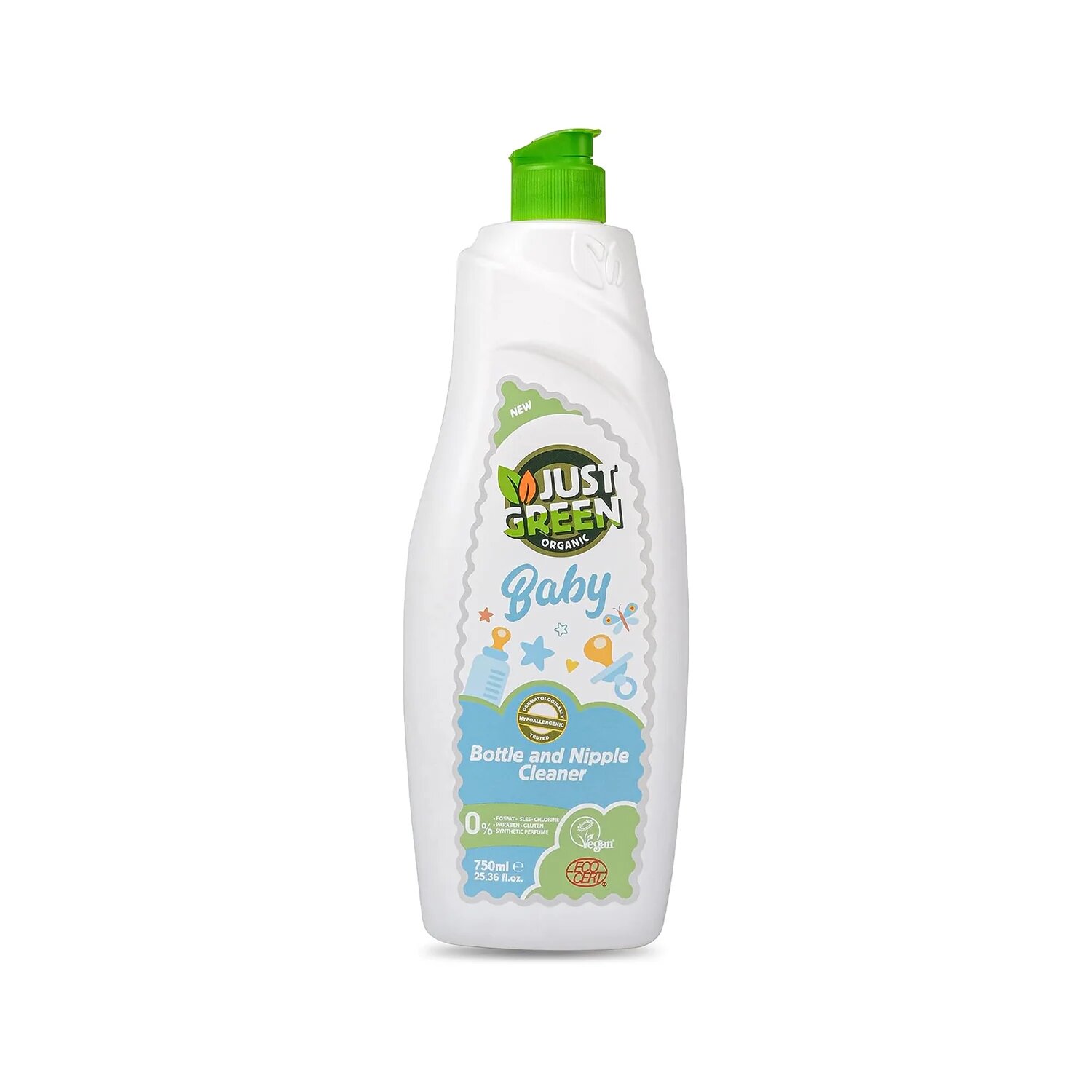 Just Green Organic Bottle & Nipple Cleaner 750ml