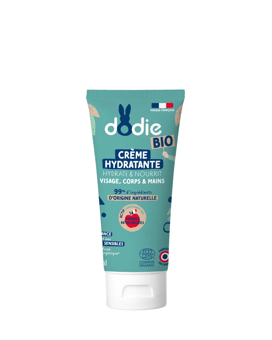 Dodie 3 in 1 Moisturizing cream Organic – from birth – 75ML