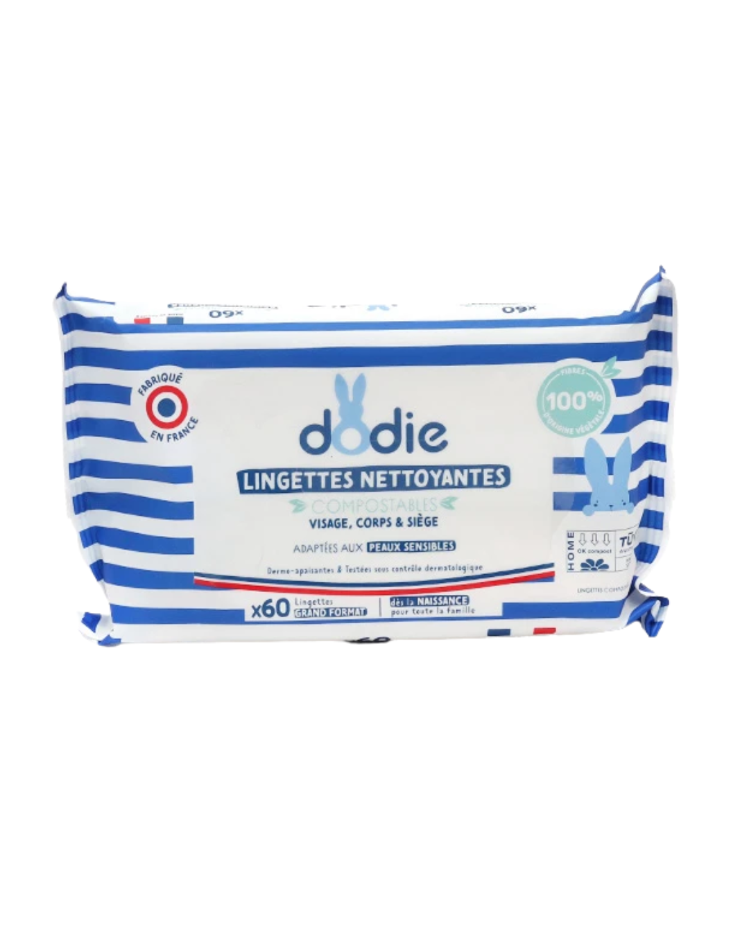 Dodie Gentle dermo-soothing cleansing wipes x60