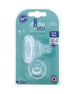 Dodie Teat Sensation+ flat Anti-colic wide neck  0-6 months  silicone