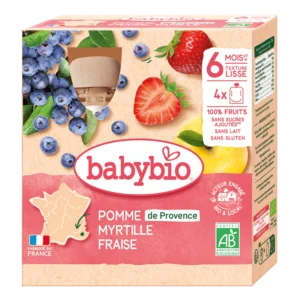 Babybio Pouch +6months 4x90gr