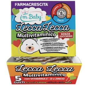 I'm Baby Lecca Lecca Multivitaminico senza Zucchero