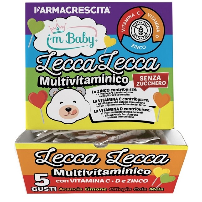 I’m Baby Lecca Lecca Multivitaminico senza Zucchero