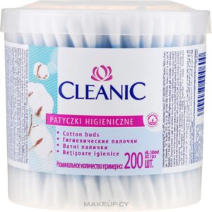 Harper Hygienics Cotton Buds Cleanic 200 Round Box
